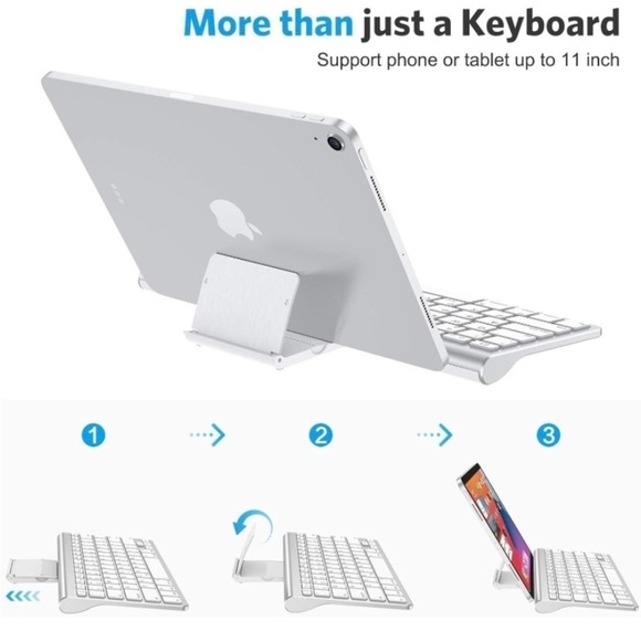 Omoton Bluetooth keyboard with sliding stand - Picture 13 of 15